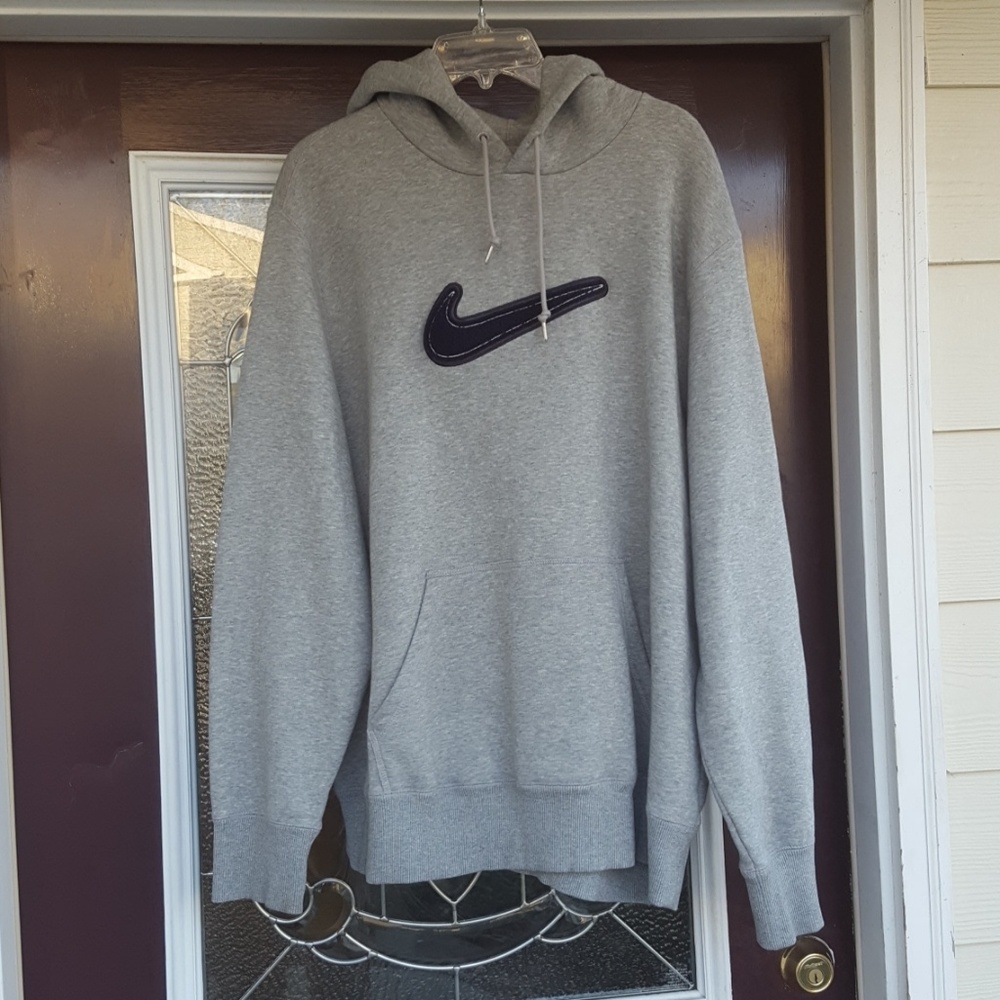 Nike Gray Performance Jacket with Black Logo